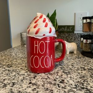 Rae Dunn HOT COCOA Mug with Topper